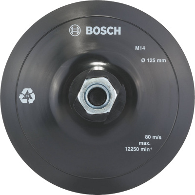 Tanier s velkronovou vrstvou Bosch na brúsne listy, 125 mm - 2608601077