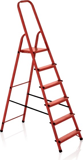 Jednostranný oceľový rebrík (schodíky) JOR 308 ELKOP