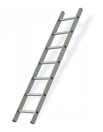 Jednostranný hliníkový rebrík VHR 1x7